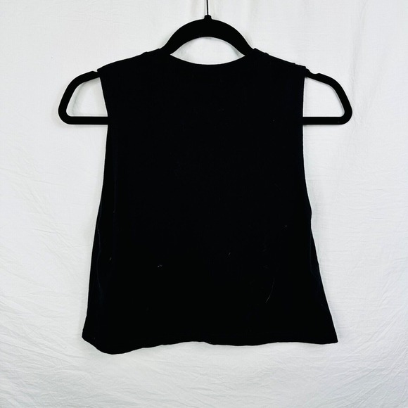 Full Tilt sleeless top NEW YORK graphic black‎ Size XS - Picture 4 of 4